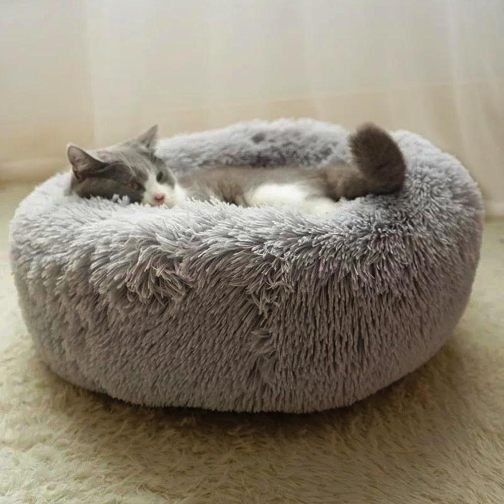 topconfort-coussin chat gris claire